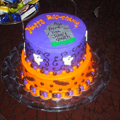 Spoooky Birthday/halloween Cake