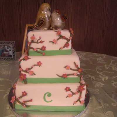 Bird Wedding Cake
