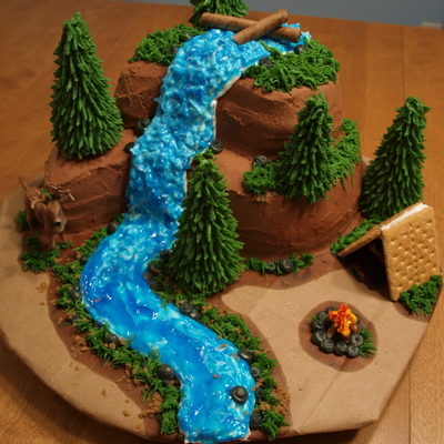 Hunting/outdoors Cake