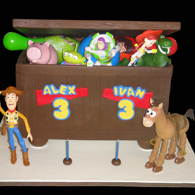 Toy Box Cake