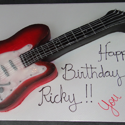Guitar Cake