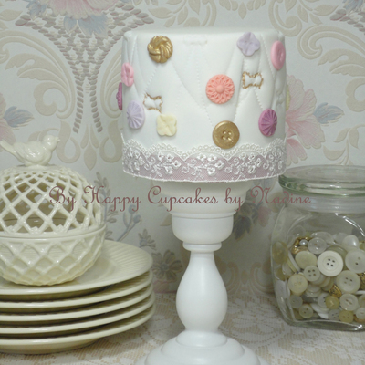 Vintage Button-Cake