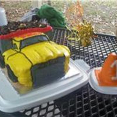 Dump Truck Cake