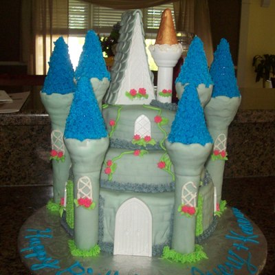 Cinderella Castle Cake