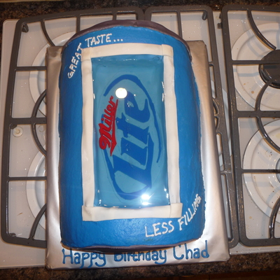 Miller Lite Can/swimming Pool