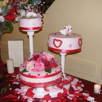 Valentine's Day Wedding Cake
