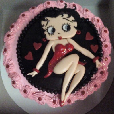 Betty Boop Inspired Theme Cake