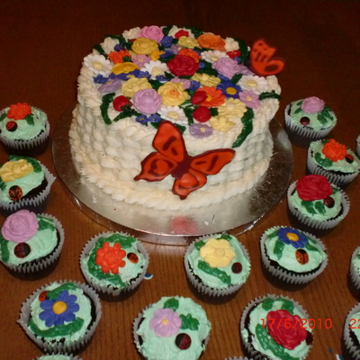 Flowers/ Spring Time/ Butterfly