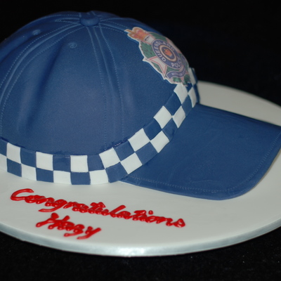 Police Graduation Cake