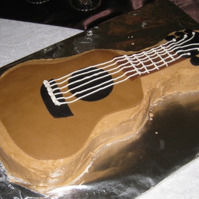 Guitar Grooms Cake
