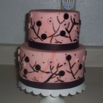 Peach Tier Cake