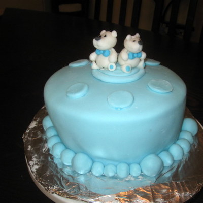 Baby Boy Shower Cake