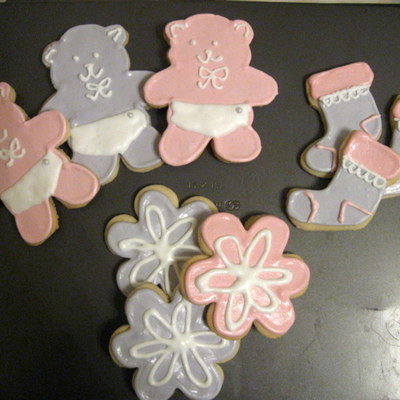 Pink/purple Baby Shower Platter