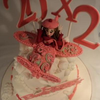 Jet-Settling Babe Into Pink