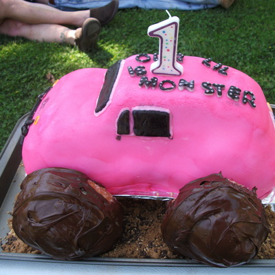 Pink Monster Truck