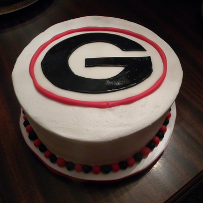 Georgia Bulldog Cake
