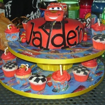 Cars Cupcake Stand