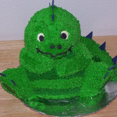 Dino Birthday Cake