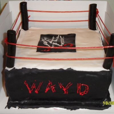Wwe Birthday Cake