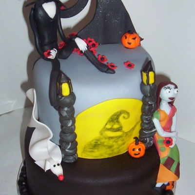 Nightmare Before Christmas Cake
