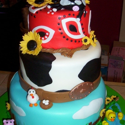 Western Farm Themed Cake
