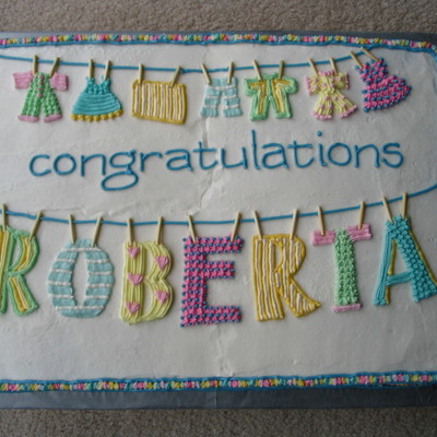 Clothesline Congratulations