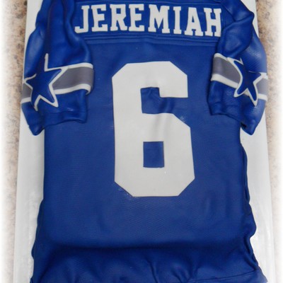 Dallas Cowboys Jersey Cake