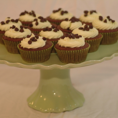 Mint Choc Chip Cupcakes
