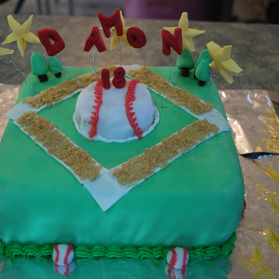 Baseball Themed Cake