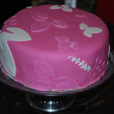 First Cake Using Cricut