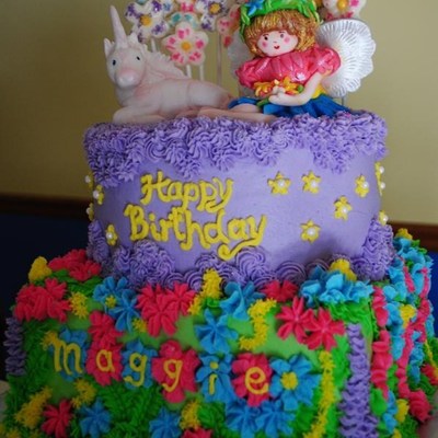 Garden Fairy And Baby Unicorn