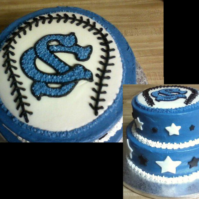 Baseball Team Logo Cake