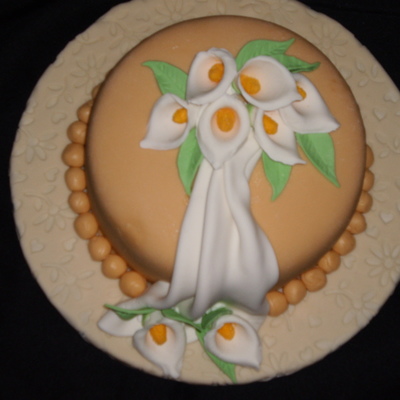 Gumpaste Calla Lilies