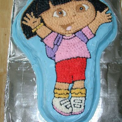 Dora Birthday Cake