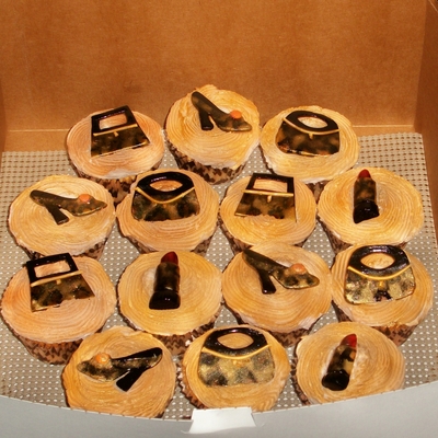 Birthday Leopard Cupcakes