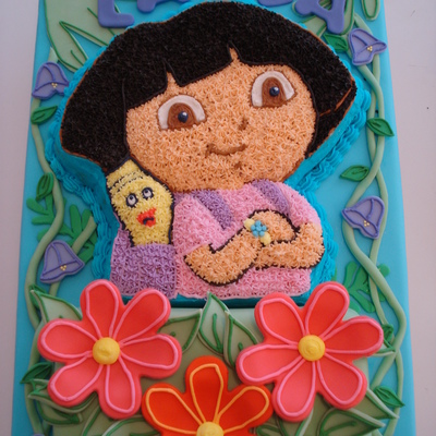 Dora Birthday Cake