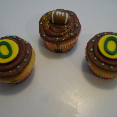 Oregon Ducks Cupcakes