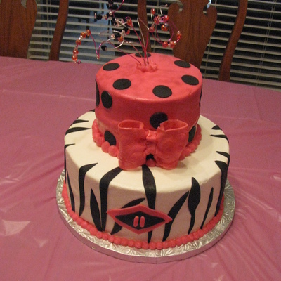 Pink And Zebra Stripe