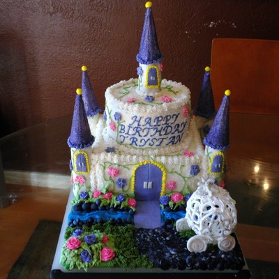 Princess Castle Cake