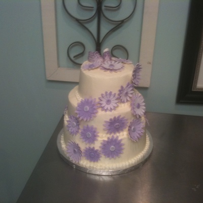 Lavender Daisy Cake