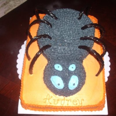 Spider Birthday Cake