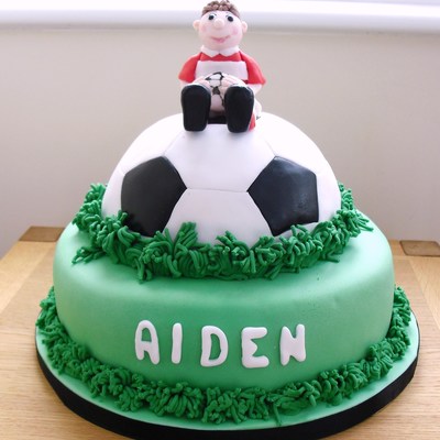Football Birthday Cake