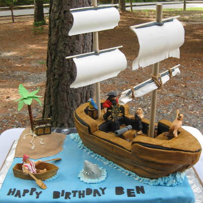 Pirate Birthday Cake