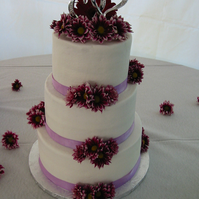 Purple Flower Cake
