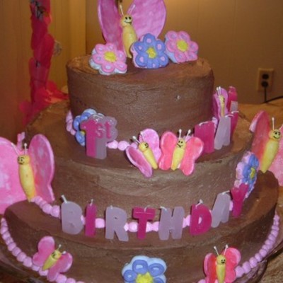 Chocolate Butterfly 1St Birthday
