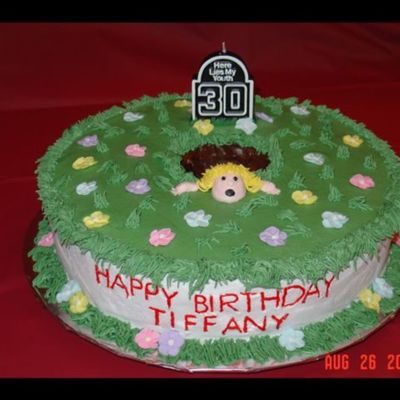 Tiffany's 'over The Hill' Cake