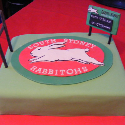 South Sydney Rabbitohs Cake