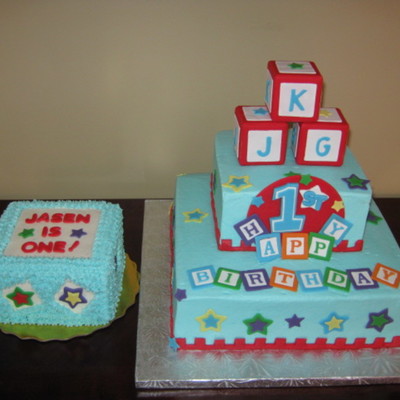 Boy 1St Birthday Cake