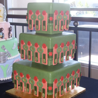 Floating Square Cake