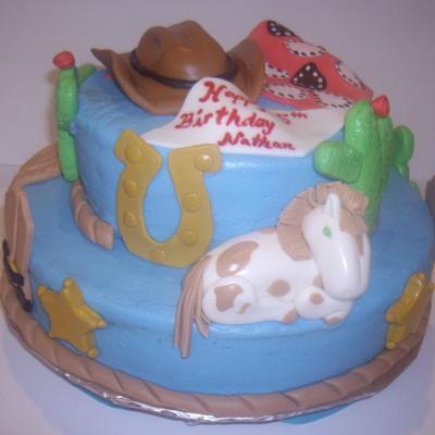 Western Theme Cake